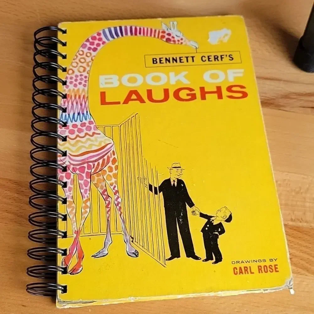 Upcycled Journals from Books JULIUS Fire Book of Laughs Lot Of 3 Vintage Gifts